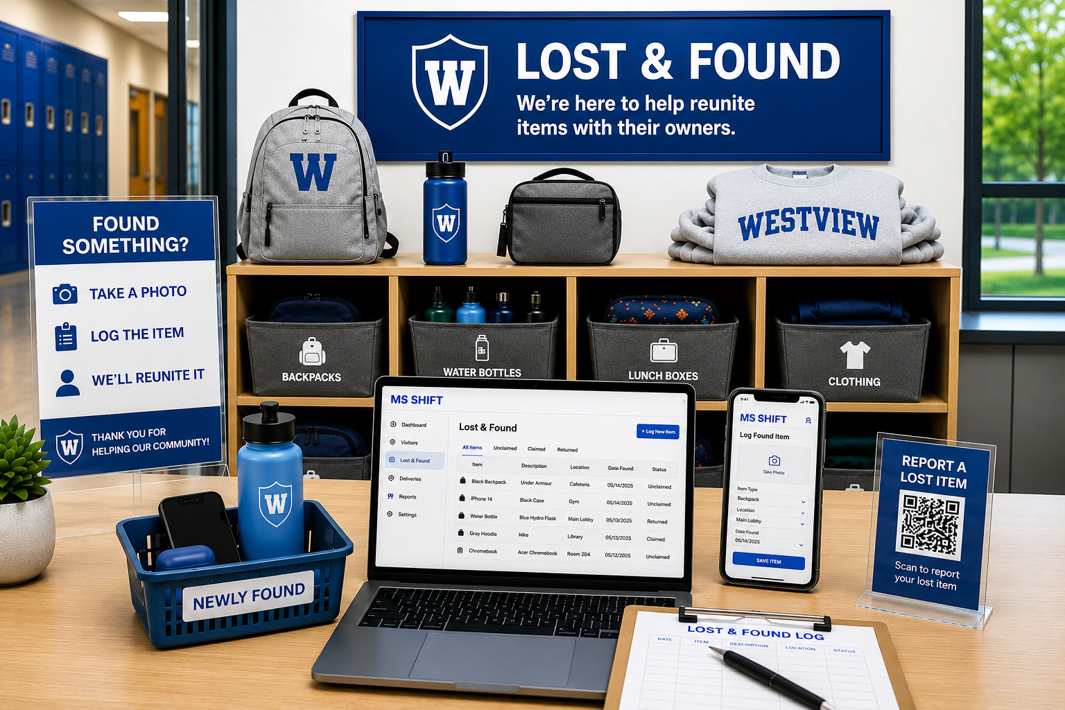Lost and found for schools